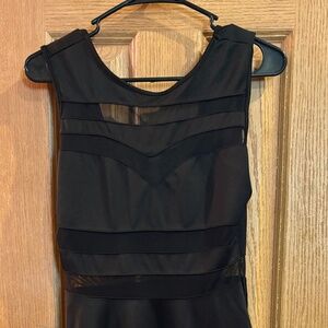 Black skater dress